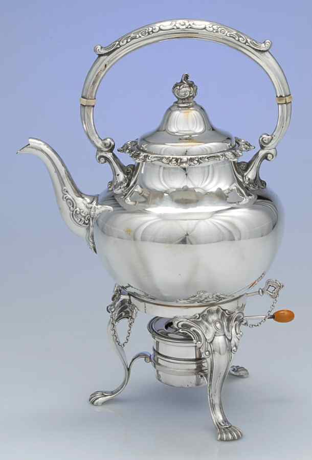 Strasbourg (Sterling, Hollowware, Older) Kettle, Stand & Burner by Gorham Silver-1