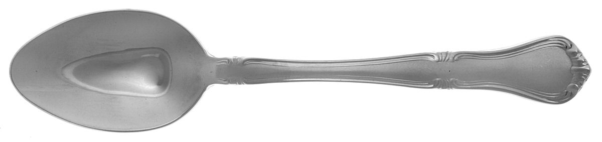 Valcourt Frosted (Stainless) Place/Oval Soup Spoon by Gorham Silver-1