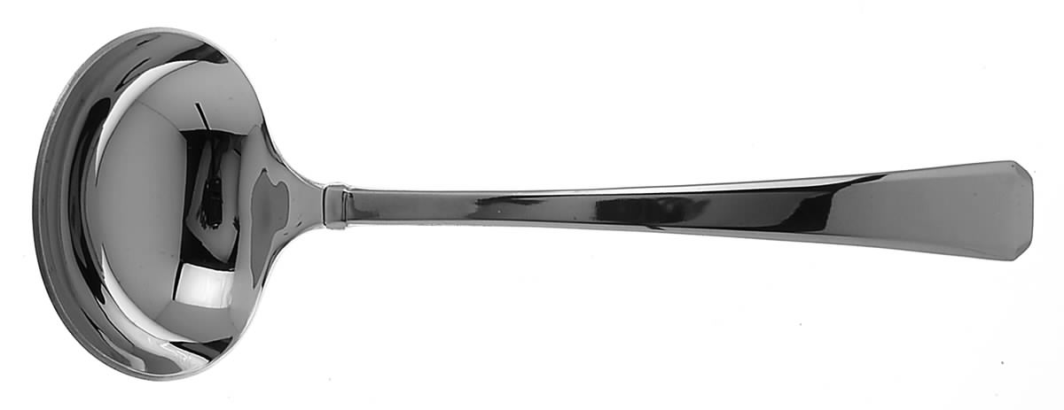 Tristan II Frosted (Stainless) Solid Gravy Ladle by Gorham Silver-1