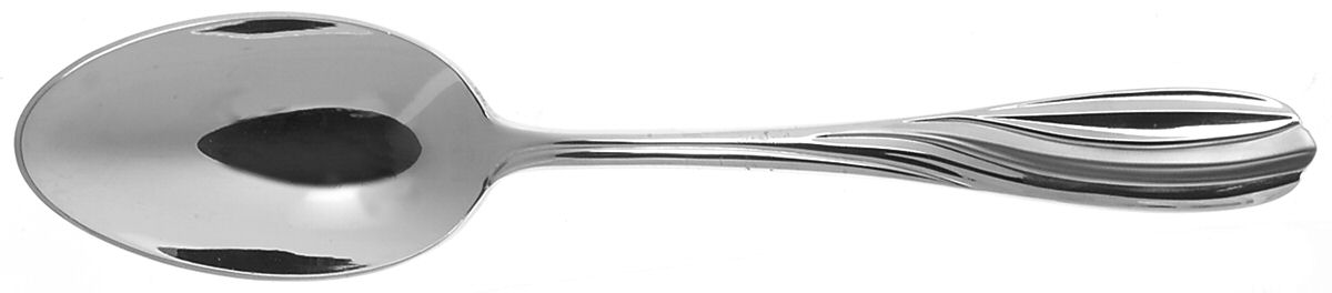 Flora Frosted (Stainless) Tablespoon (Serving Spoon) by Gorham Silver-1