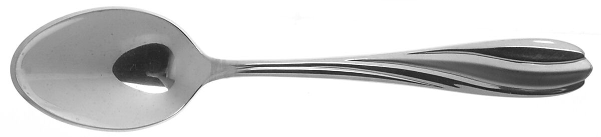 Flora Frosted (Stainless) Place/Oval Soup Spoon by Gorham Silver-1