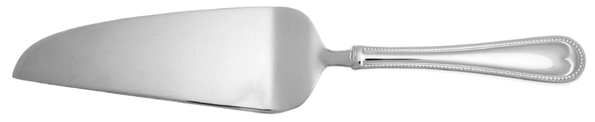Crown Bead (Stainless) Pie and Cake Server with Stainless Blade HC by Gorham Silver-1