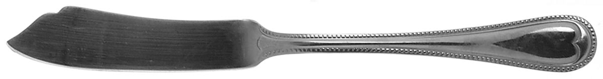 Crown Bead (Stainless) Flat Handle Master Butter Knife by Gorham Silver-1