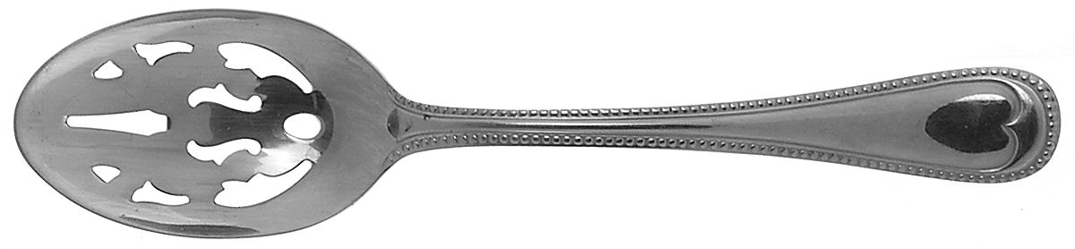Crown Bead (Stainless) Pierced Tablespoon (Serving Spoon) by Gorham Silver-1