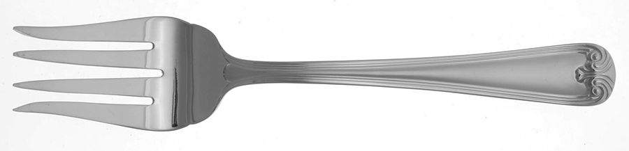 Winfield Frosted (Stainless) Medium Solid Cold Meat Serving Fork by Gorham Silver-1