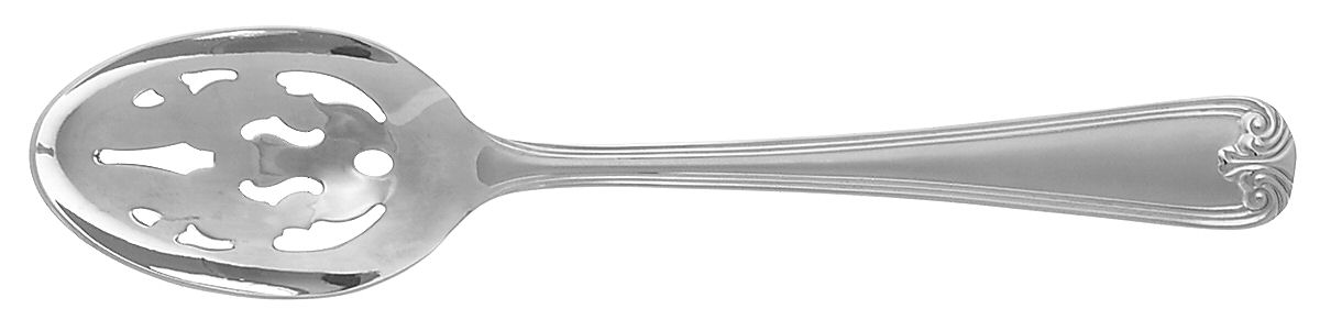 Winfield Frosted (Stainless) Pierced Tablespoon (Serving Spoon) by Gorham Silver-1