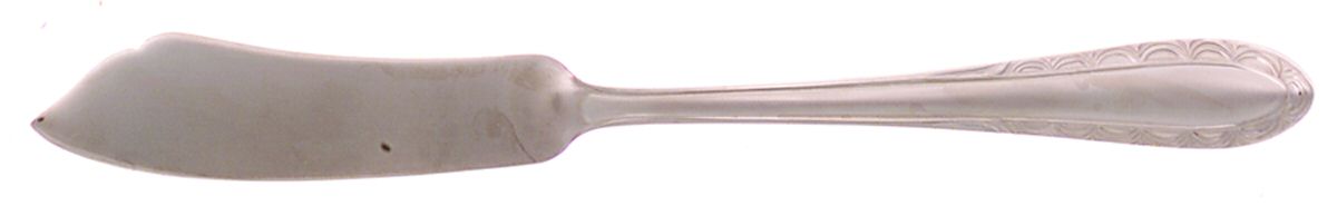 Caprice Frost Flat Handle Master Butter Knife by Gorham Silver-1