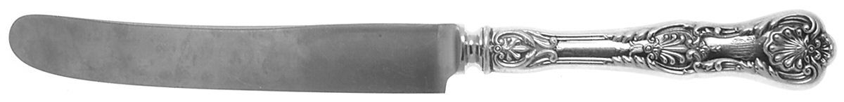 King George (Sterling, 1894, Monograms) New French Knife Hollow Thin Handle Bolster by Gorham Silver-1