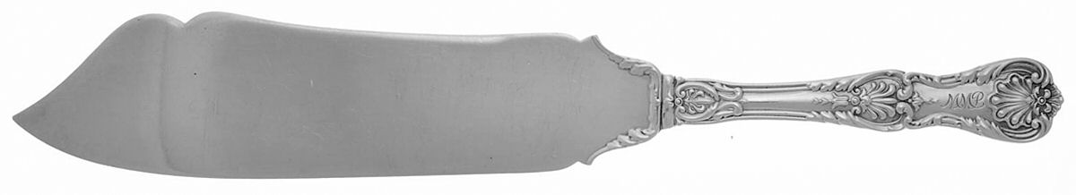 King George (Sterling, 1894, No Monograms) Solid Ice Cream Slicer by Gorham Silver-1