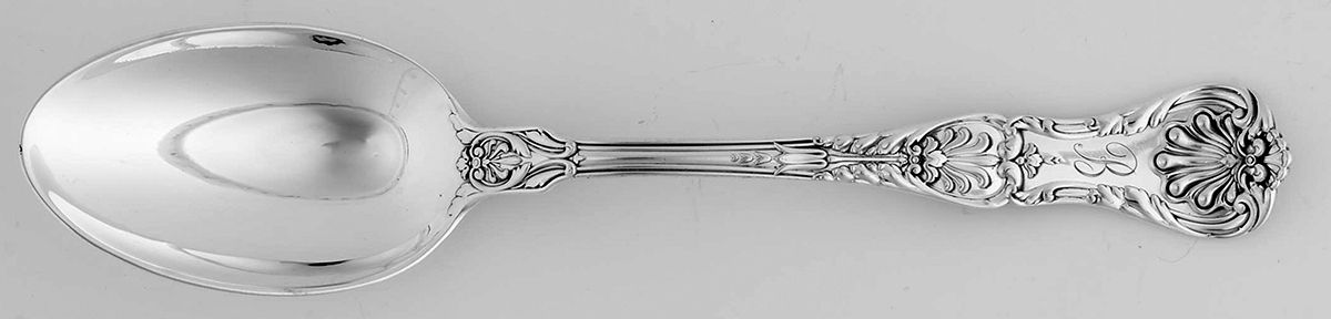 King George (Sterling, 1894, No Monograms) Heavy Weight Serving Tablespoon by Gorham Silver-1