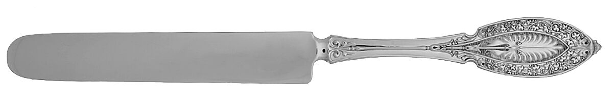 Princess (Sterling, 1874) Solid Dessert/Tea Knife by George W Shiebler-1