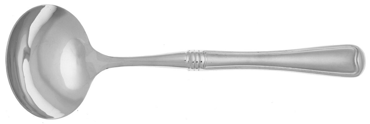Monet Frosted (Stainless) Soup Ladle with Stainless Bowl HC by Gorham Silver-1