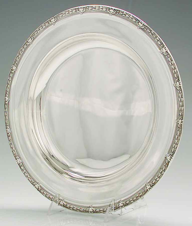 Sterling Hollowware 12" Low Round Vegetable Bowl by Graff Washbourn & Dunn-1