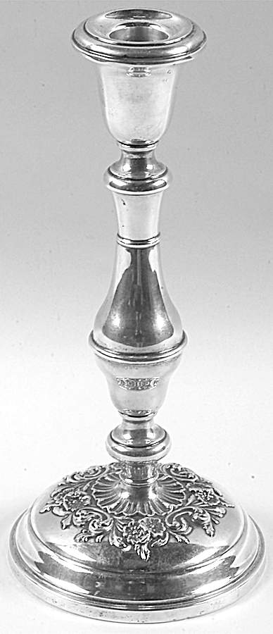 Buttercup (Sterling, Hollowware) 9" Weighted Candlestick by Gorham Silver-1