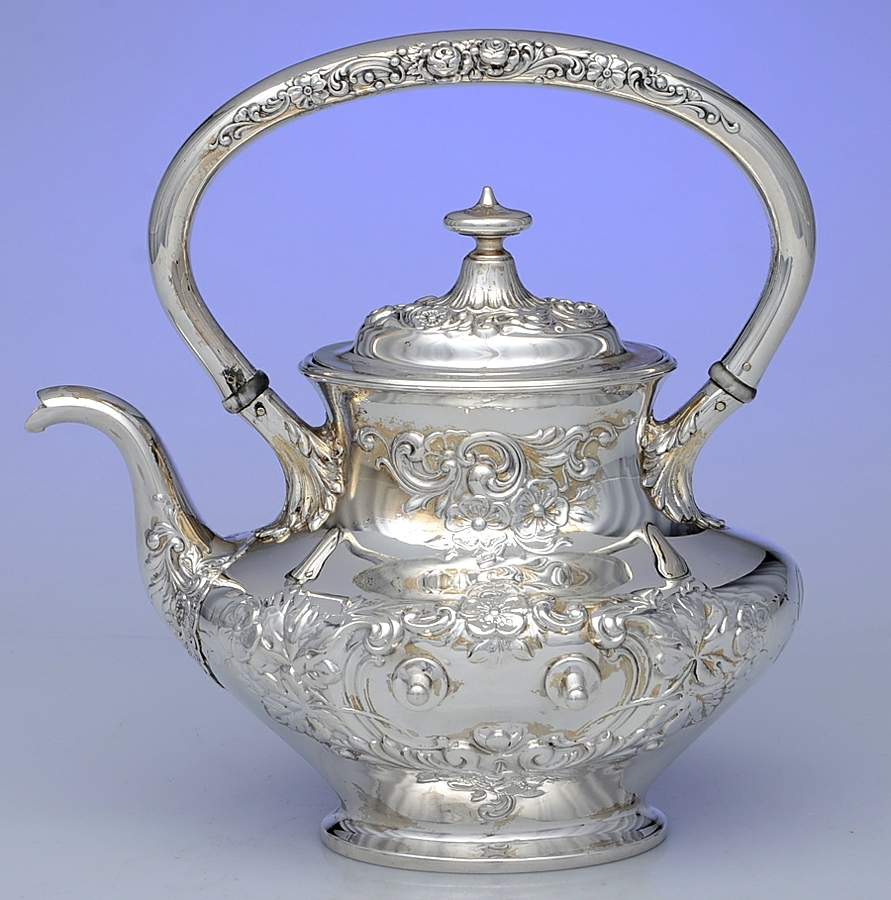 Buttercup (Sterling, Hollowware) Kettle No Stand by Gorham Silver-1