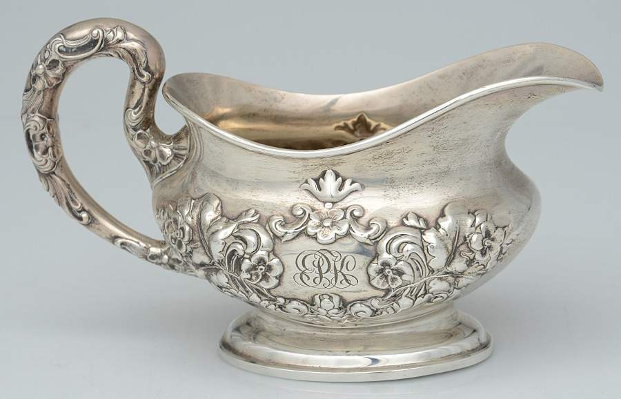 Buttercup (Sterling, Hollowware) Sauce Boat by Gorham Silver-1