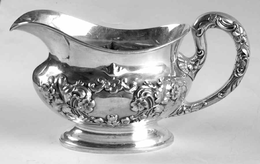 Buttercup (Sterling, Hollowware) Sauce Boat by Gorham Silver-1