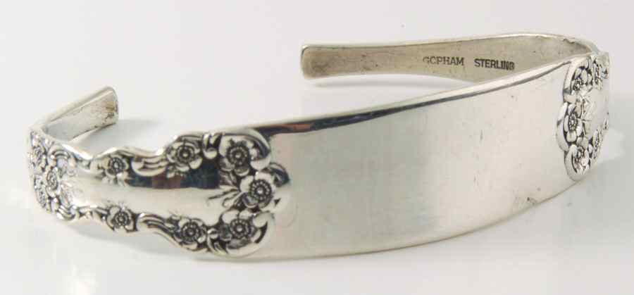 Buttercup (Sterling, Hollowware) Sterling Bracelet by Gorham Silver-1