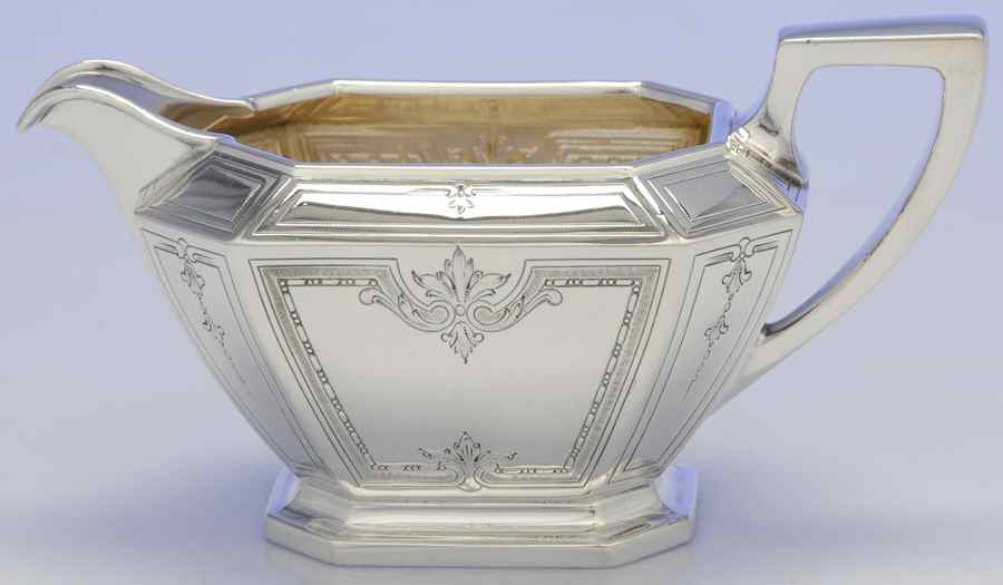 Colfax (Sterling, Hollowware) Creamer by Gorham Silver-1
