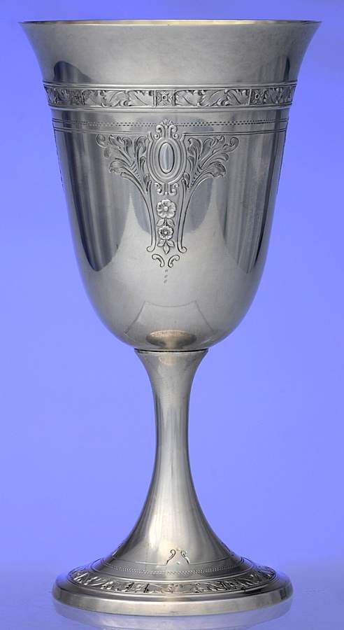 Cinderella (Sterling, Hollowware) Water Goblet by Gorham Silver-1