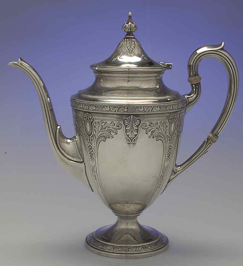 Cinderella (Sterling, Hollowware) Coffee Pot by Gorham Silver-1