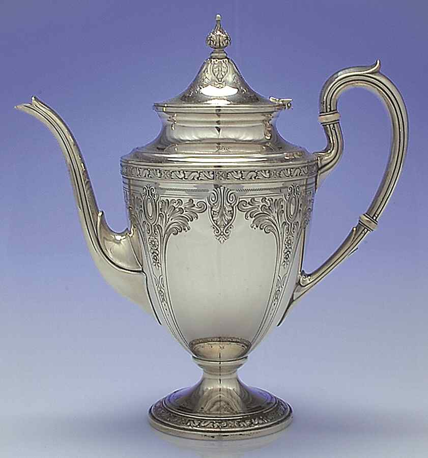 Cinderella (Sterling, Hollowware) Coffee Pot by Gorham Silver-1