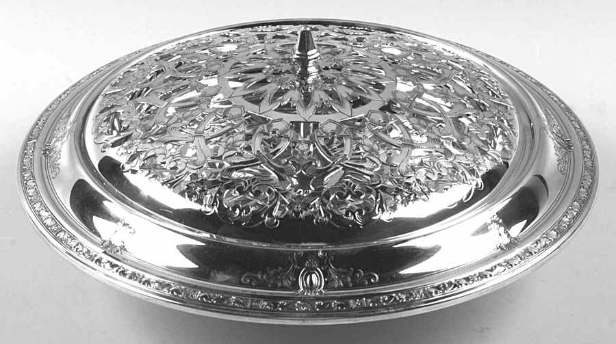 Cinderella (Sterling, Hollowware) Centerpiece with Frog by Gorham Silver-1
