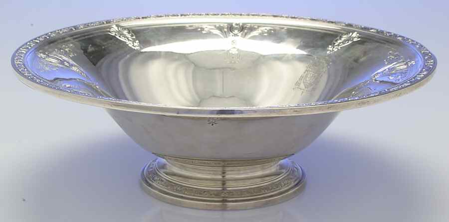 Cinderella (Sterling, Hollowware) Sterling Serving Fruit Bowl by Gorham Silver-1
