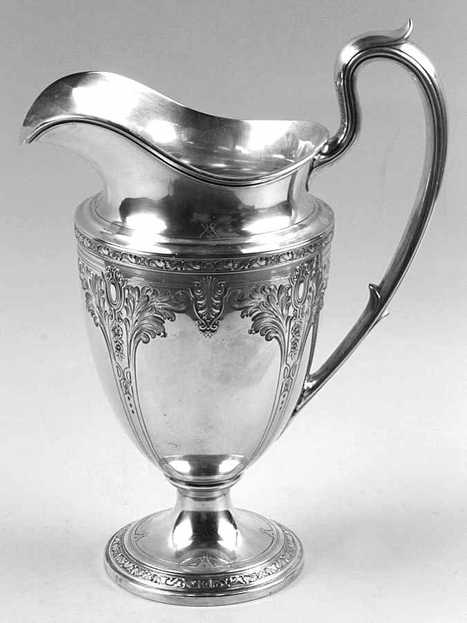 Cinderella (Sterling, Hollowware) Sterling Water Pitcher by Gorham Silver-1