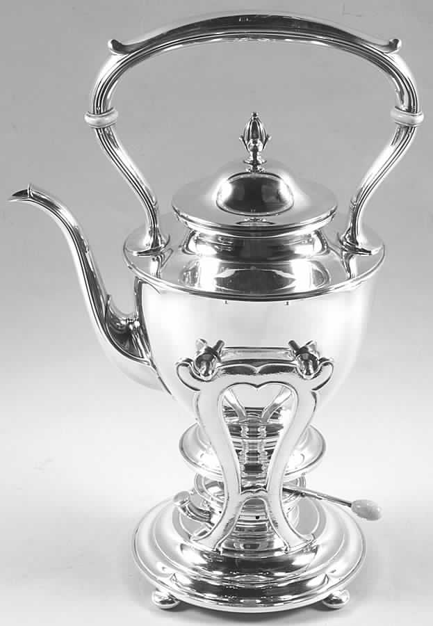 Dolly Madison (Sterling, Hollowware) Kettle, Stand & Burner by Gorham Silver-1