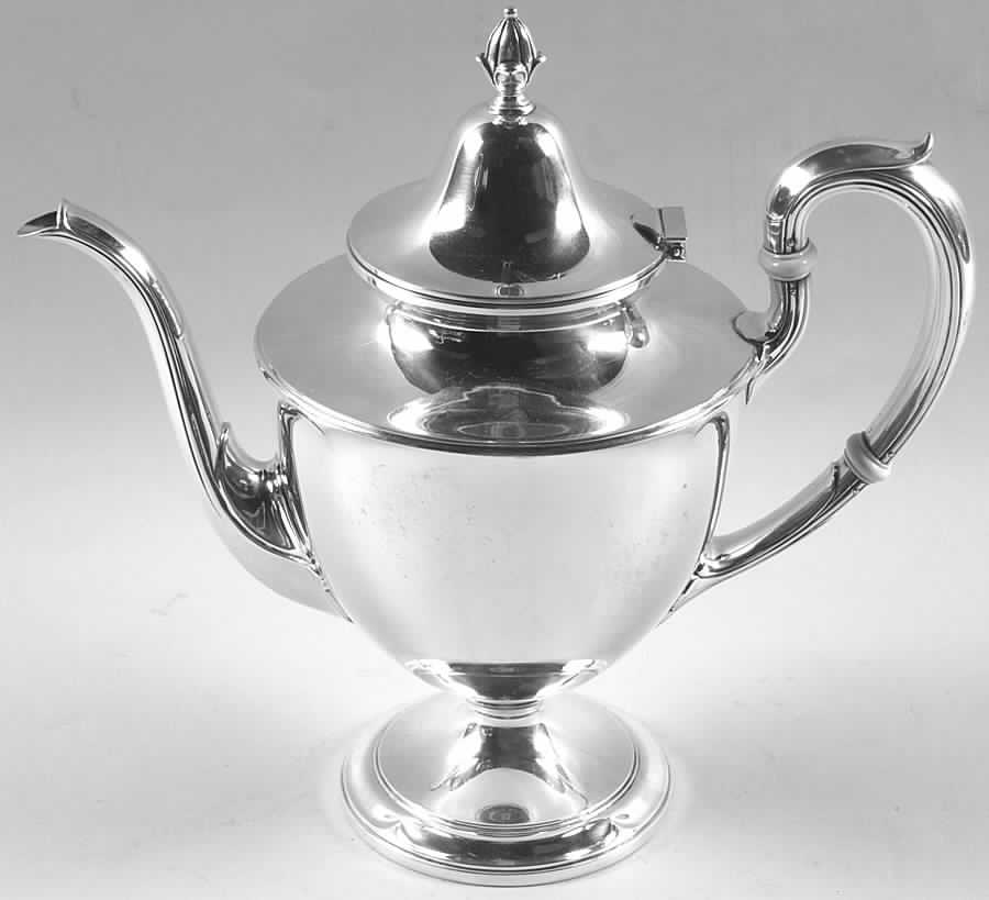 Dolly Madison (Sterling, Hollowware) Teapot by Gorham Silver-1