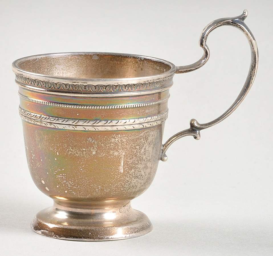 Edgeworth (Sterling, Hollowware) Sterling Demitasse Cup Only by Gorham Silver-1