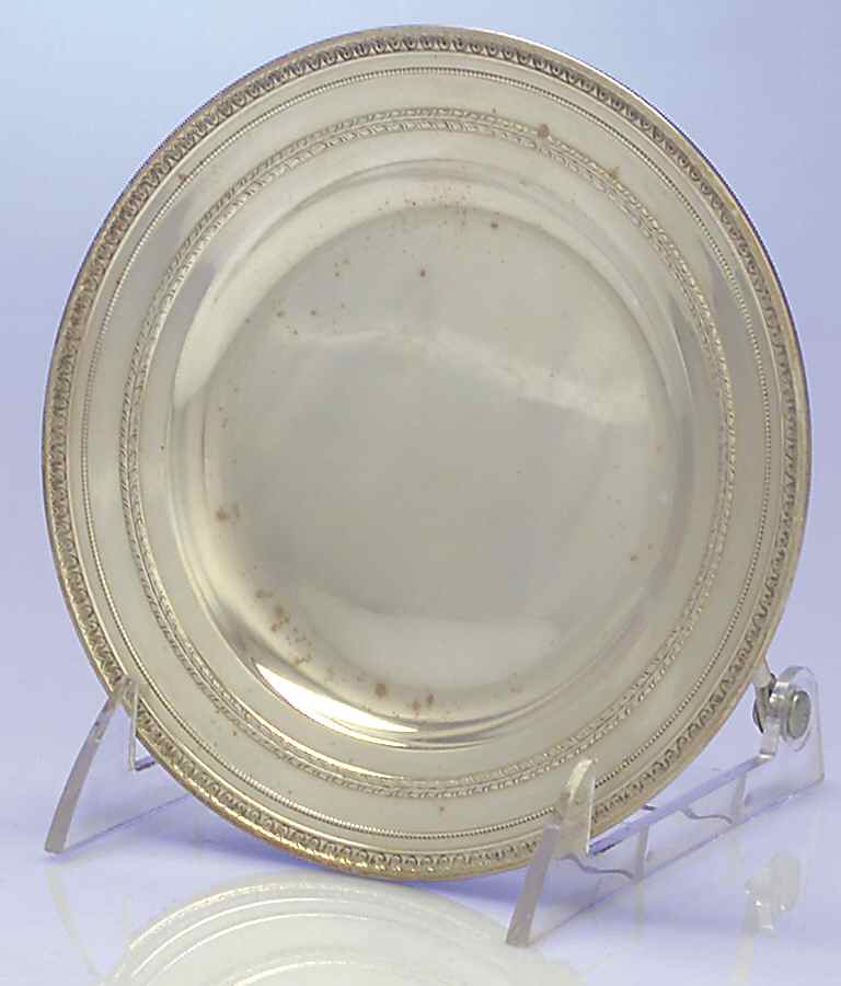 Edgeworth (Sterling, Hollowware) Bread Plate by Gorham Silver-1