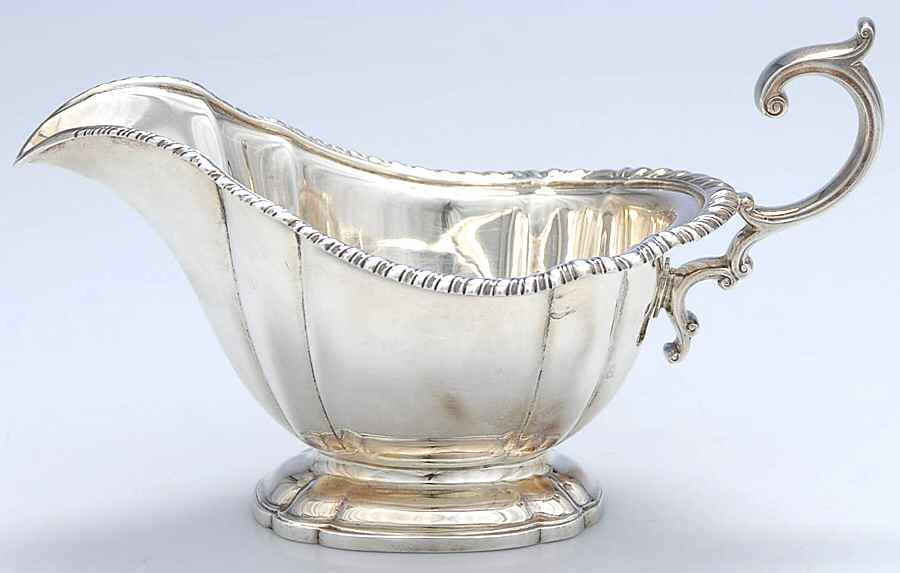Edgeworth (Sterling, Hollowware) Gravy Boat No Underplate by Gorham Silver-1