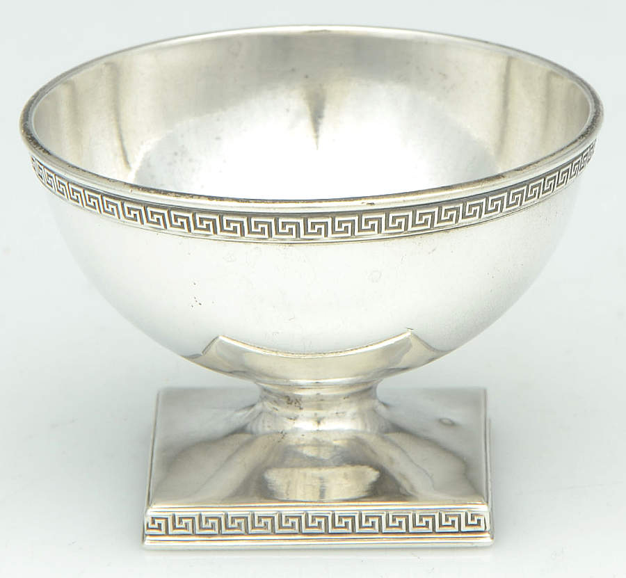 Etruscan (Sterling, Hollowware) Open Salt Individual by Gorham Silver-1