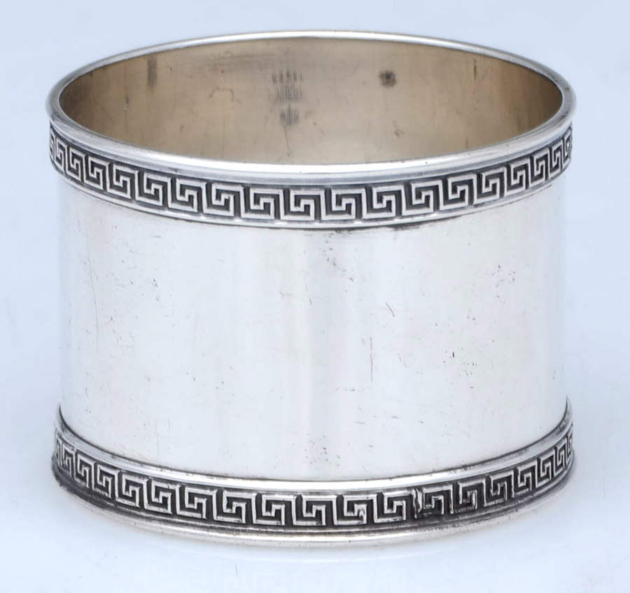 Etruscan (Sterling, Hollowware) Round Napkin Ring by Gorham Silver-1