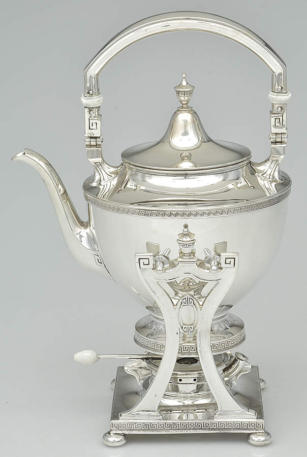 Etruscan (Sterling, Hollowware) Kettle, Stand & Burner by Gorham Silver-1