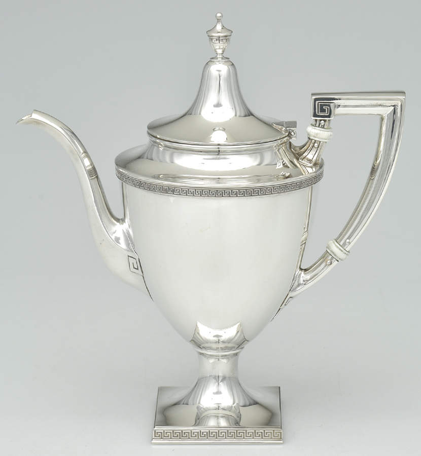 Etruscan (Sterling, Hollowware) Coffee Pot by Gorham Silver-1