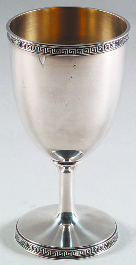 Etruscan (Sterling, Hollowware) Water Goblet by Gorham Silver-1