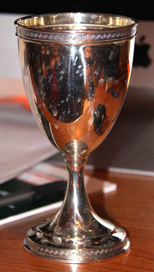 Etruscan (Sterling, Hollowware) Water Goblet by Gorham Silver-1