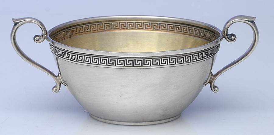 Etruscan (Sterling, Hollowware) Mini Open Sugar Bowl by Gorham Silver-1