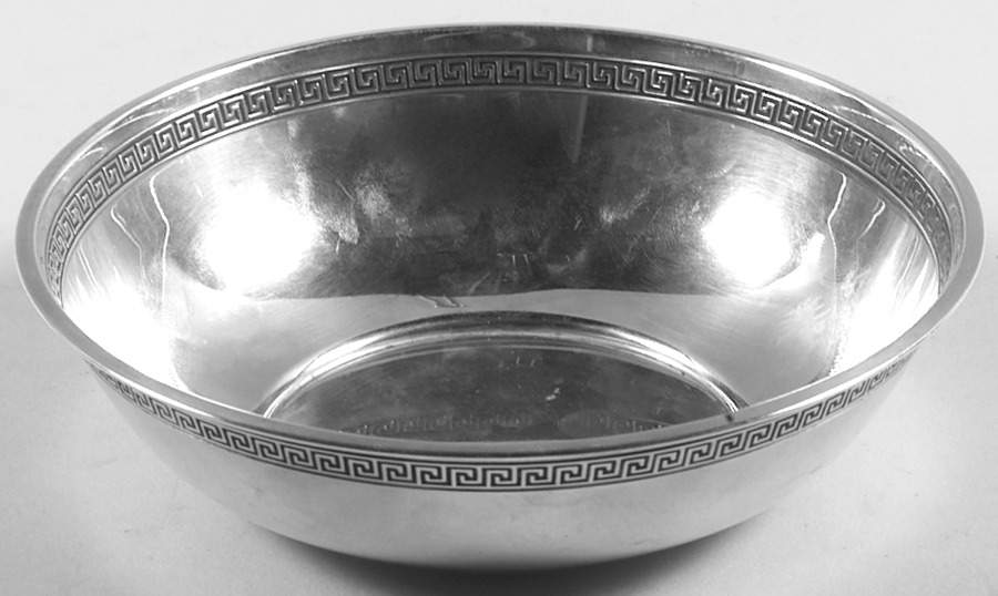 Etruscan (Sterling, Hollowware) 6" Round Individual Berry-Fruit Bowl by Gorham Silver-1