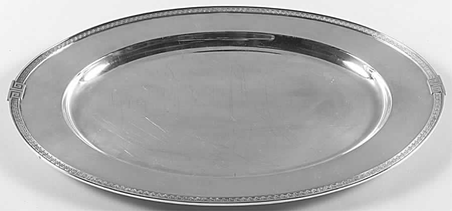 Etruscan (Sterling, Hollowware) Small Sterling Meat Tray No Well by Gorham Silver-1