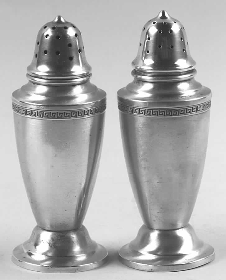 Etruscan (Sterling, Hollowware) Salt & Pepper Set by Gorham Silver-1