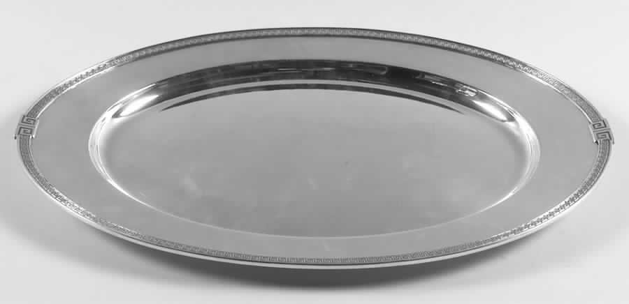 Etruscan (Sterling, Hollowware) Small Sterling Meat Tray No Well by Gorham Silver-1