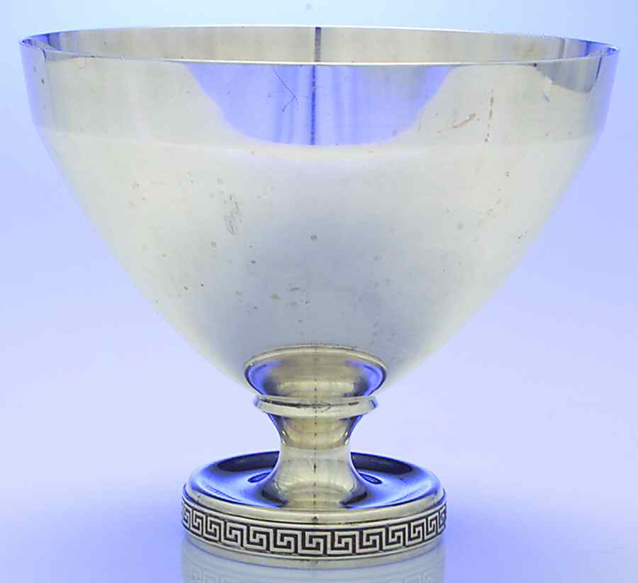 Etruscan (Sterling, Hollowware) Large Sterling Footed Bowl by Gorham Silver-1