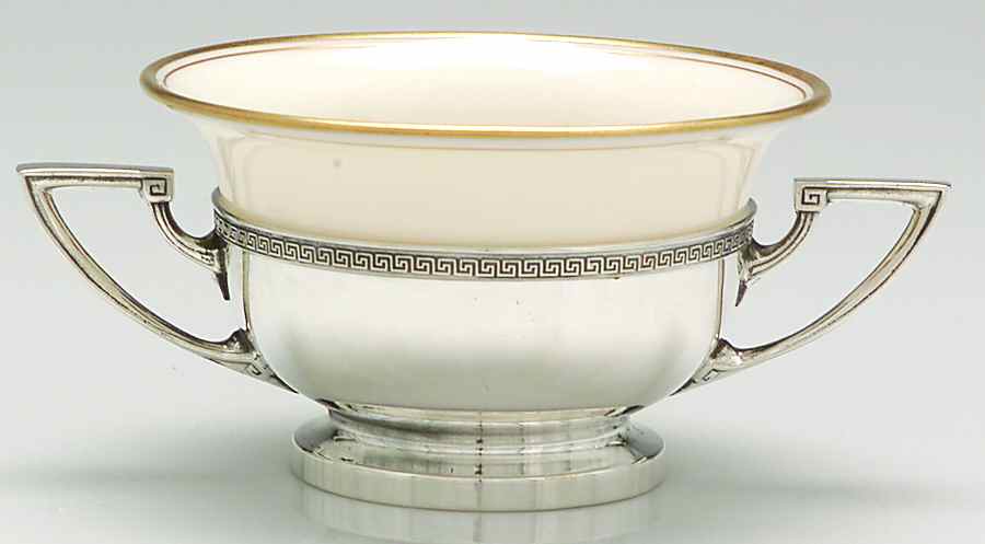 Etruscan (Sterling, Hollowware) Sterling Bouillon Cup with Liner, No Saucer by Gorham Silver-1
