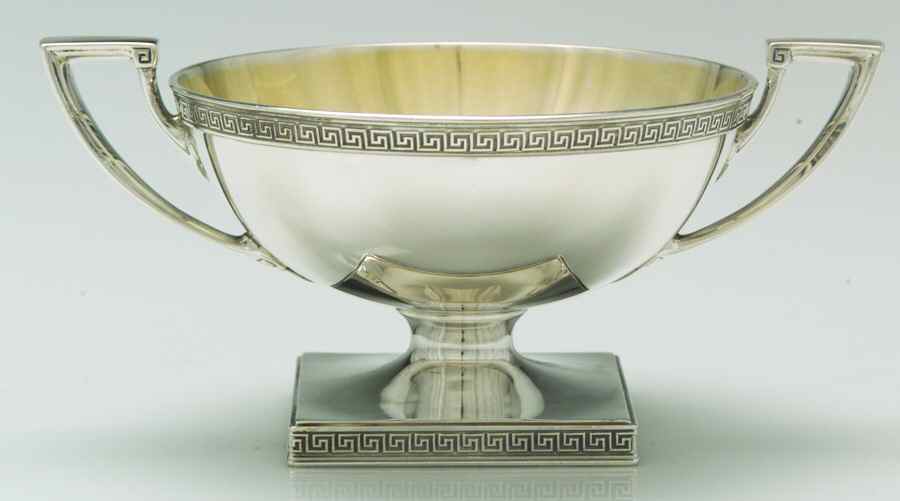 Etruscan (Sterling, Hollowware) Mini Open Sugar Bowl by Gorham Silver-1