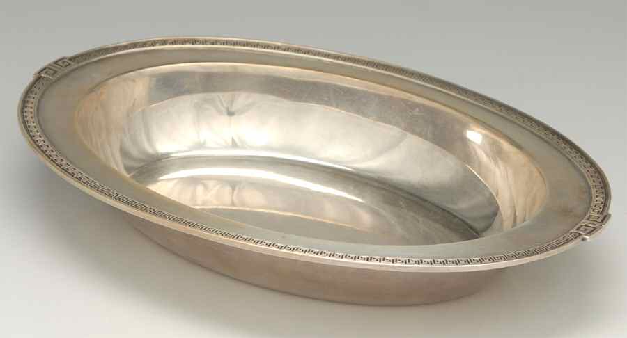 Etruscan (Sterling, Hollowware) 12" Oval Vegetable by Gorham Silver-1