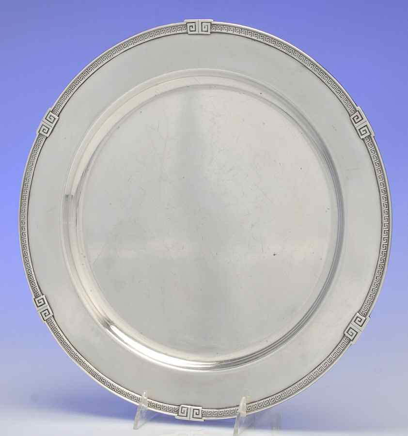 Etruscan (Sterling, Hollowware) 14" Round Tray by Gorham Silver-1